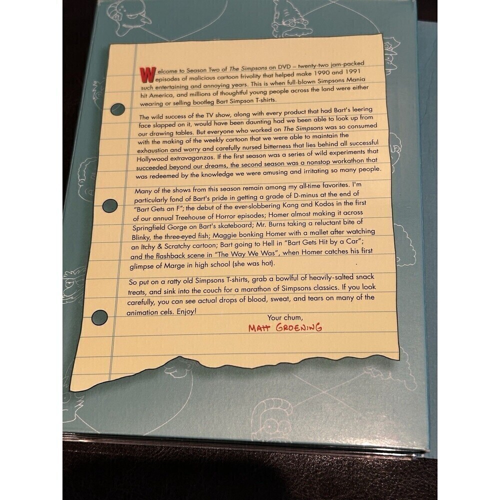 The Simpsons Season 2 The Second Season DVD Collector's Edition (3 of 4 DVDs) - Picture 2 of 5